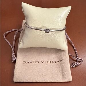 David Yurman Black Diamond Pave Confetti
Sterling Silver Bangle Bracelet
